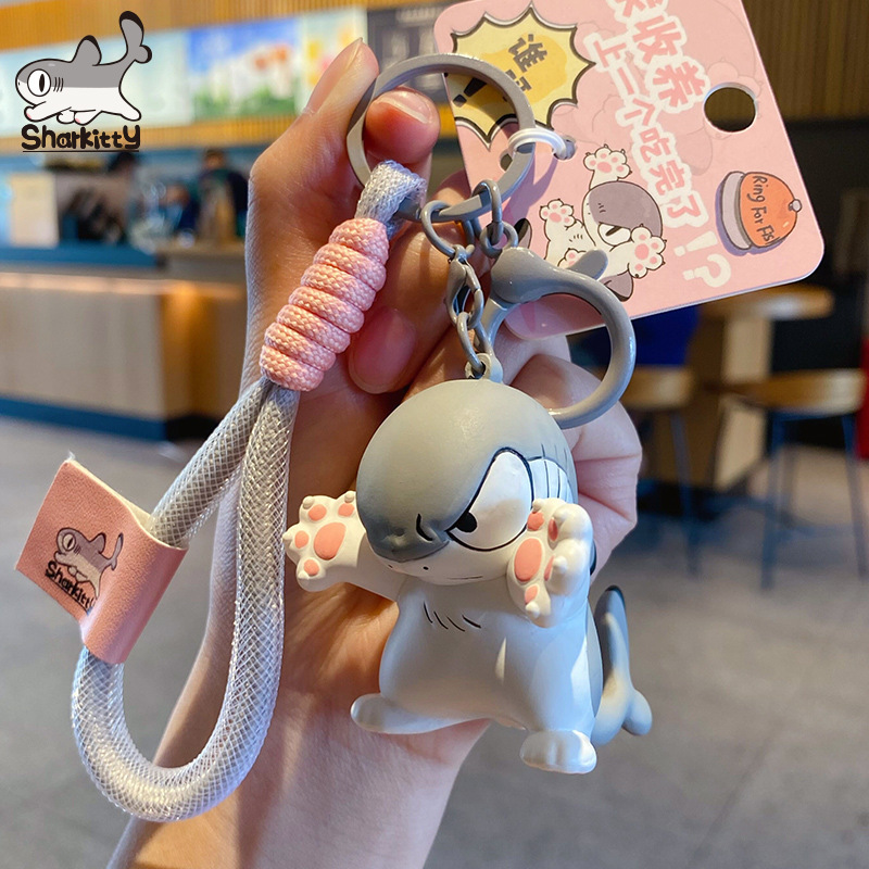 Sharkitty please adopt me keychain charm