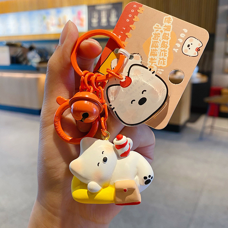 No work today mode keychain charm