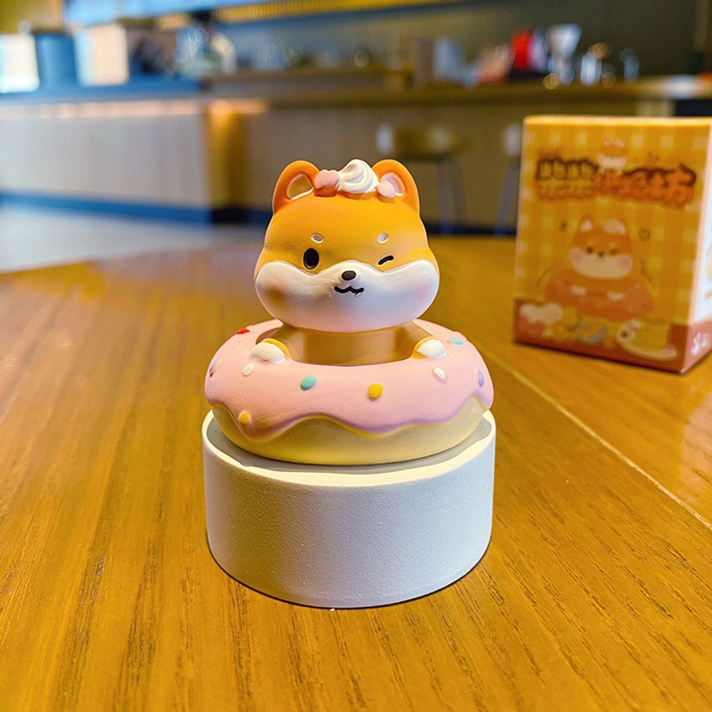 Shiba Inu bakery mini figurine donut Shiba Inu variant