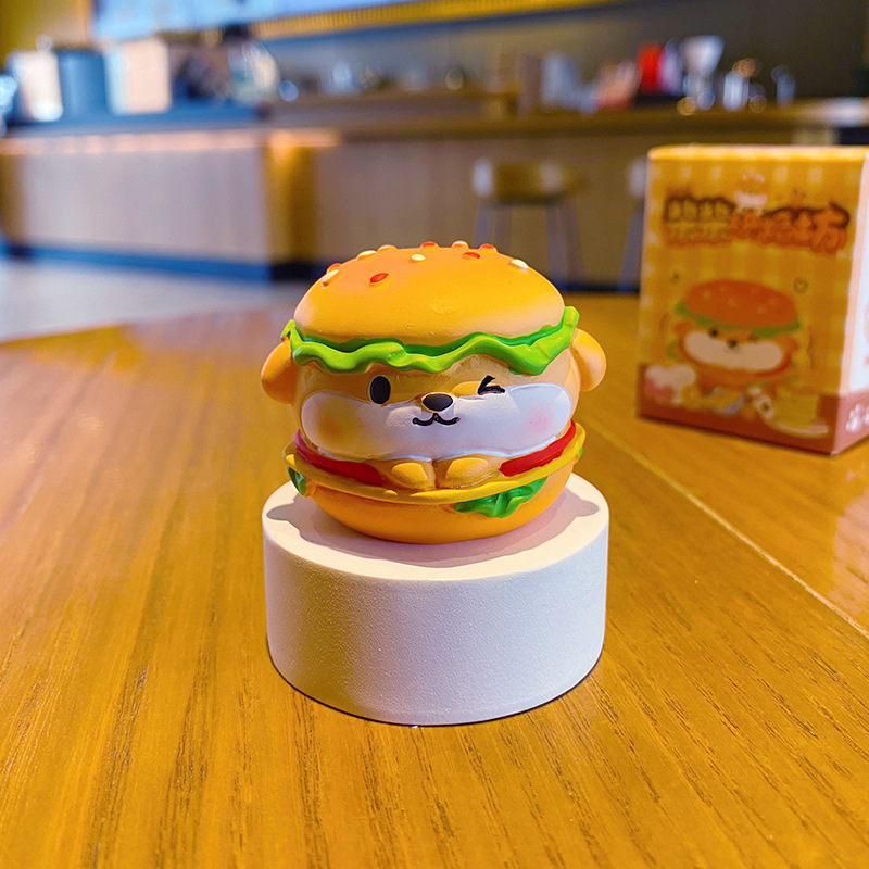 Burger Shiba Inu mini figurine
