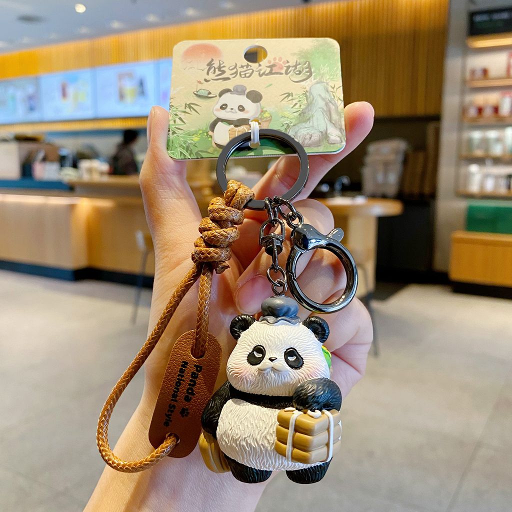 Panda healer keychain charm
