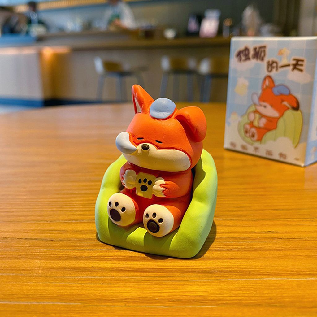 Taking a nap mini figurine