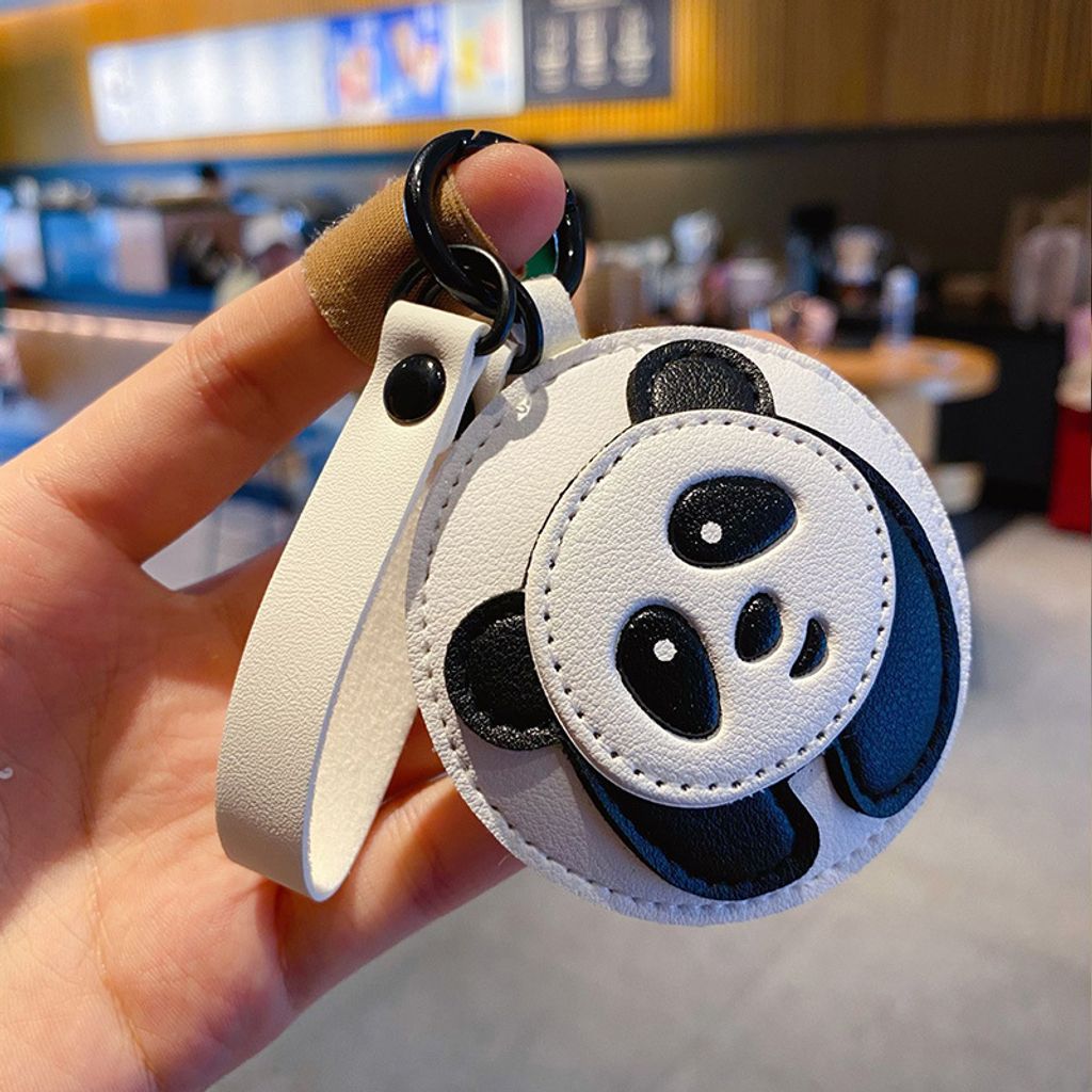 Panda keychain charm