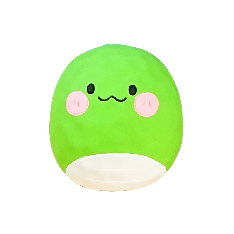 Snake of the cute round Chinese Zodiac mini figurine on white background