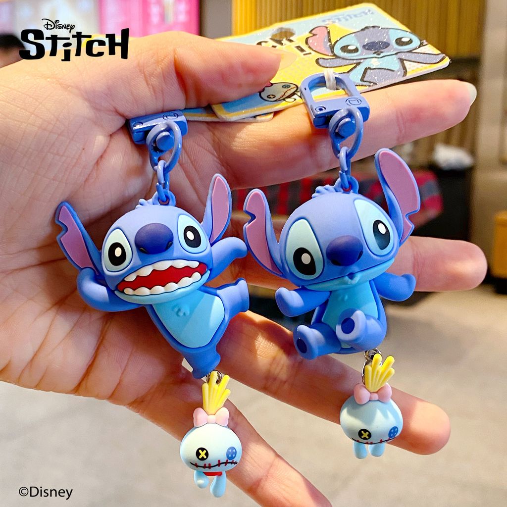 Dancing Stitch and Jumping Stitch keychain charms