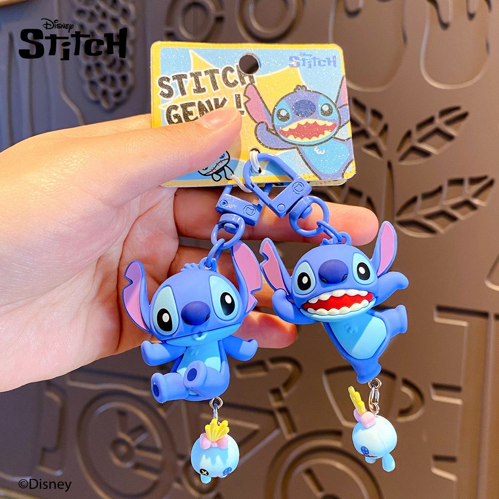 Jumping Stitch and Dancing Stitch keychain charms