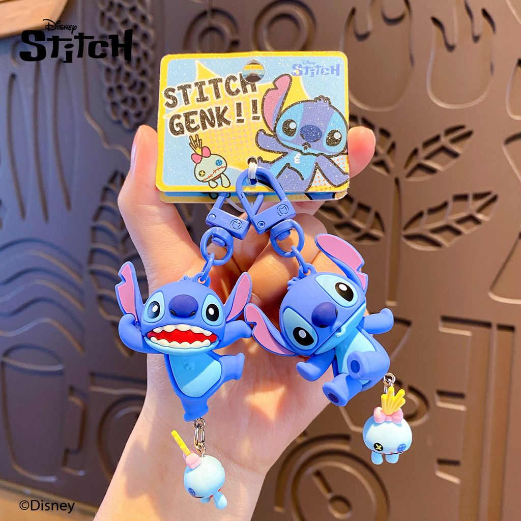 Dancing Stitch and Jumping Stitch keychain charms