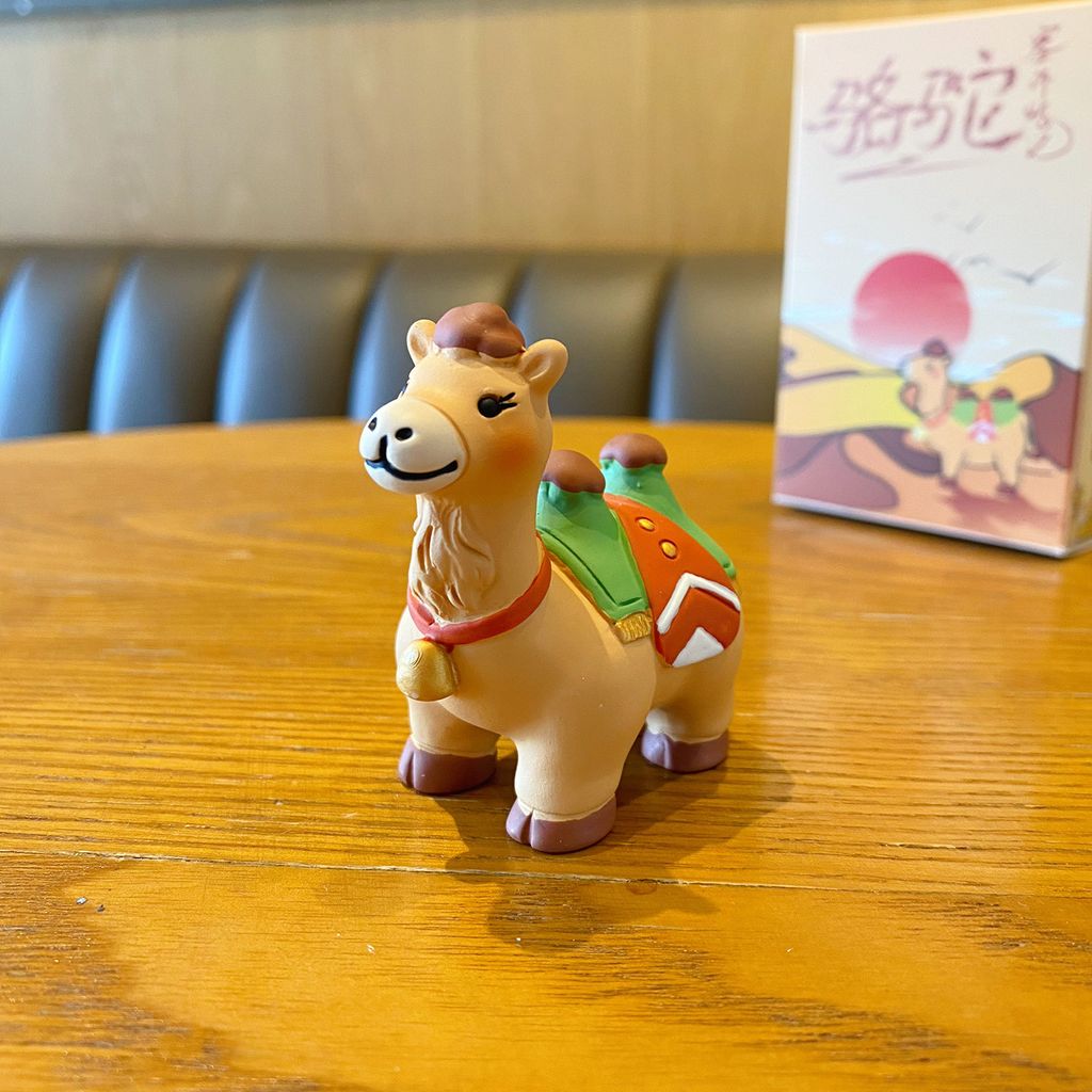 Classic camel desert journey mini figurine