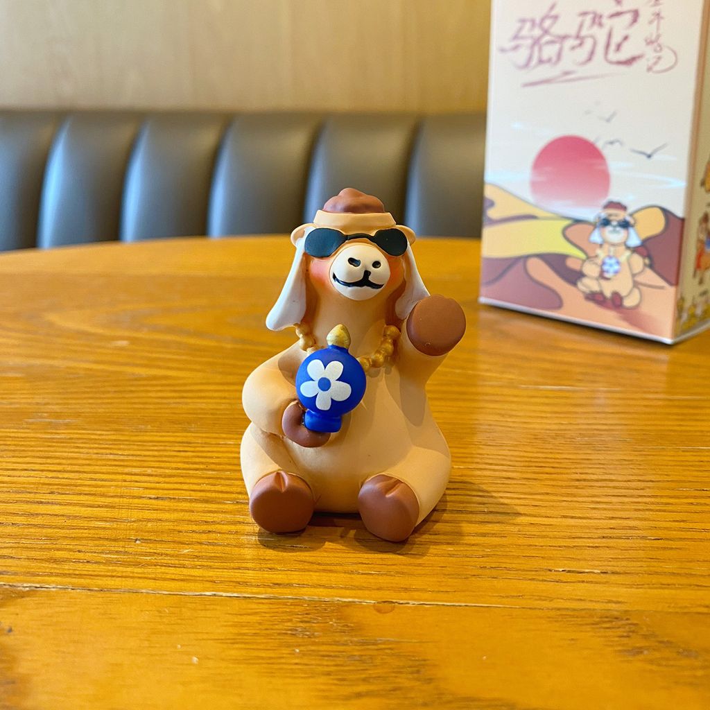 Perfume camel desert journey mini figurine