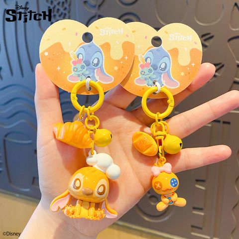 Stitch and Scrump bakery keychain charms with cute bakery-themed details