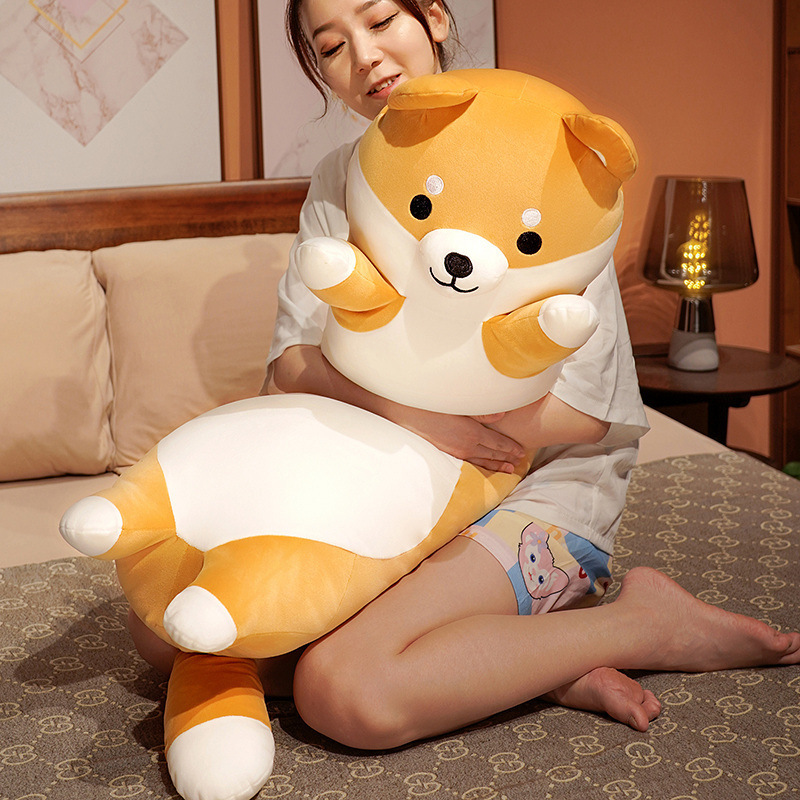 Shiba Inu long plush pillow
