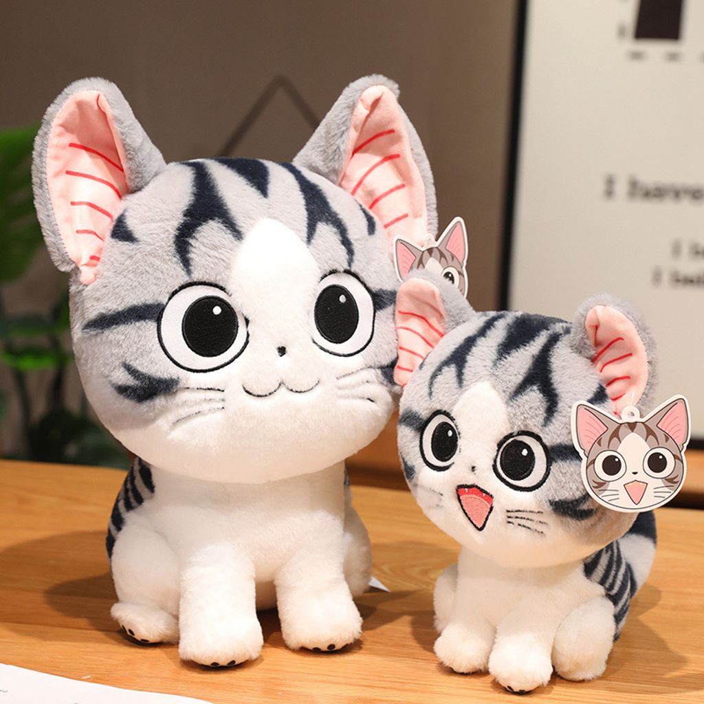 Chi’s Sweet Adventure cat plush toy displayed on a table