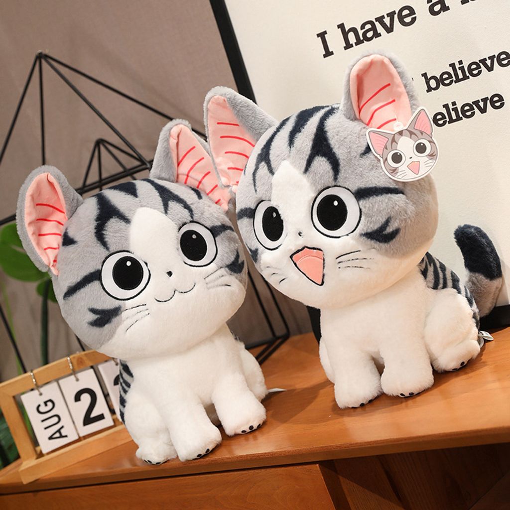 Chi’s Sweet Adventure cat plush toy displayed on a table