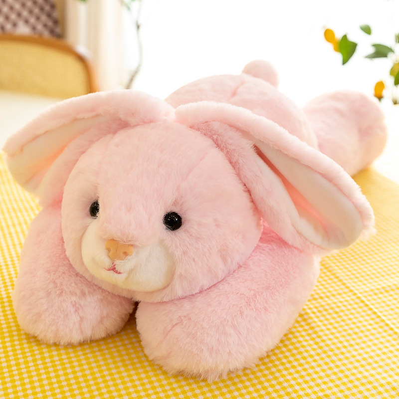 Rabbit lying plush toy