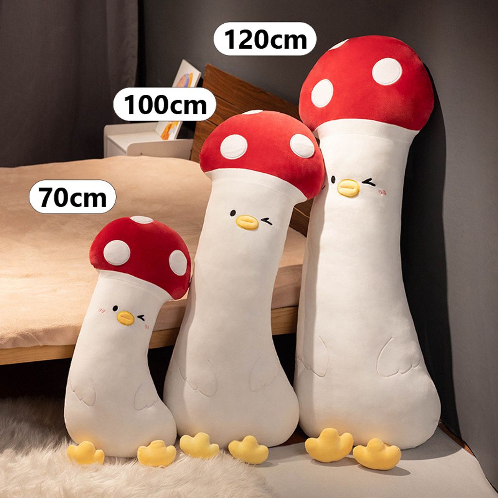 Vegetable chick long plush pillow size comparison 70cm 100cm 120cm