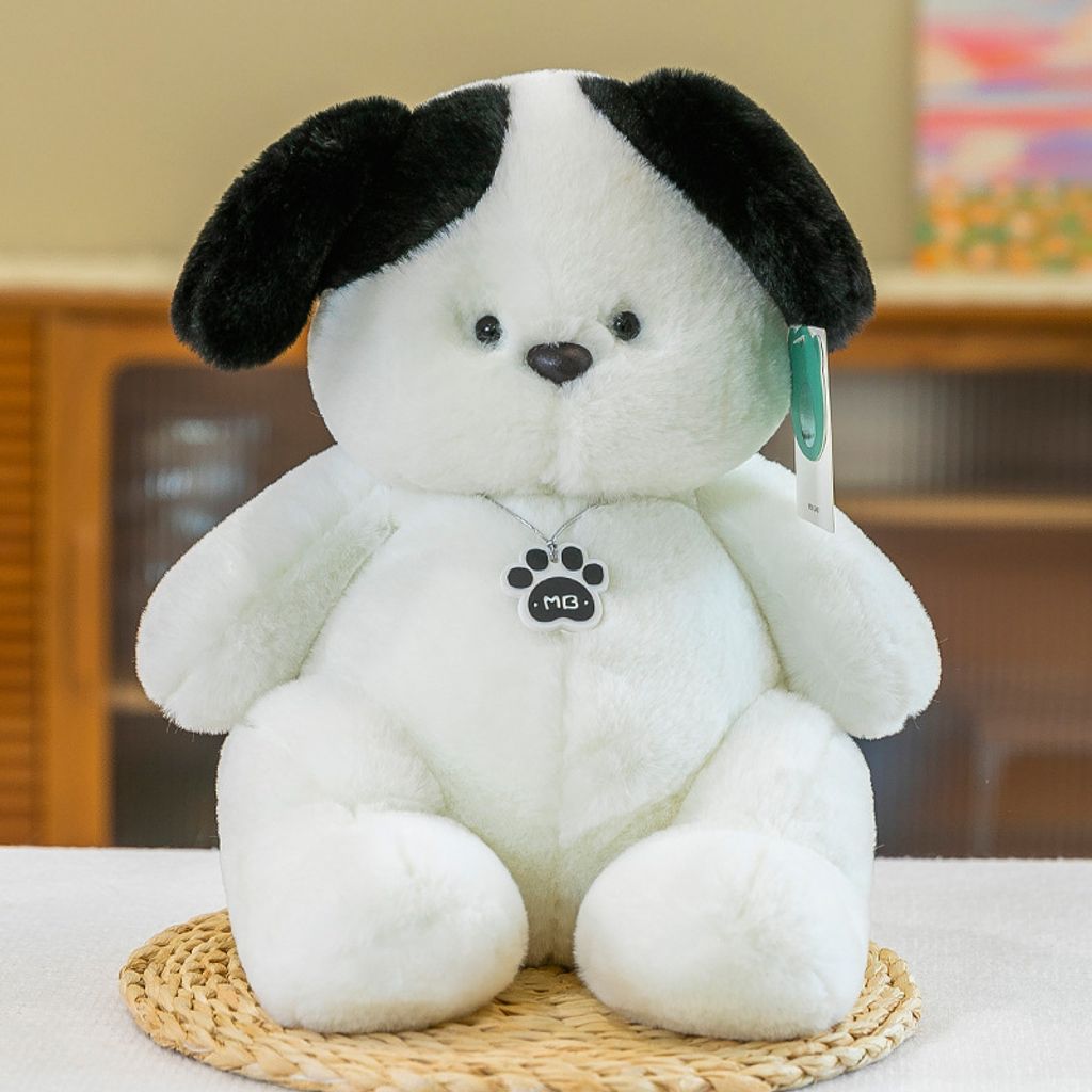 White dog plush toy