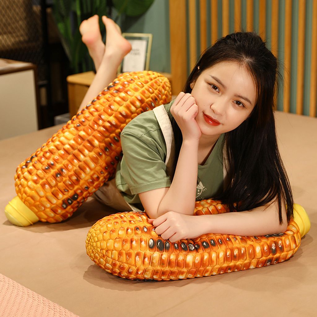 Roasted corn plush pillow used for sleeping and relaxing