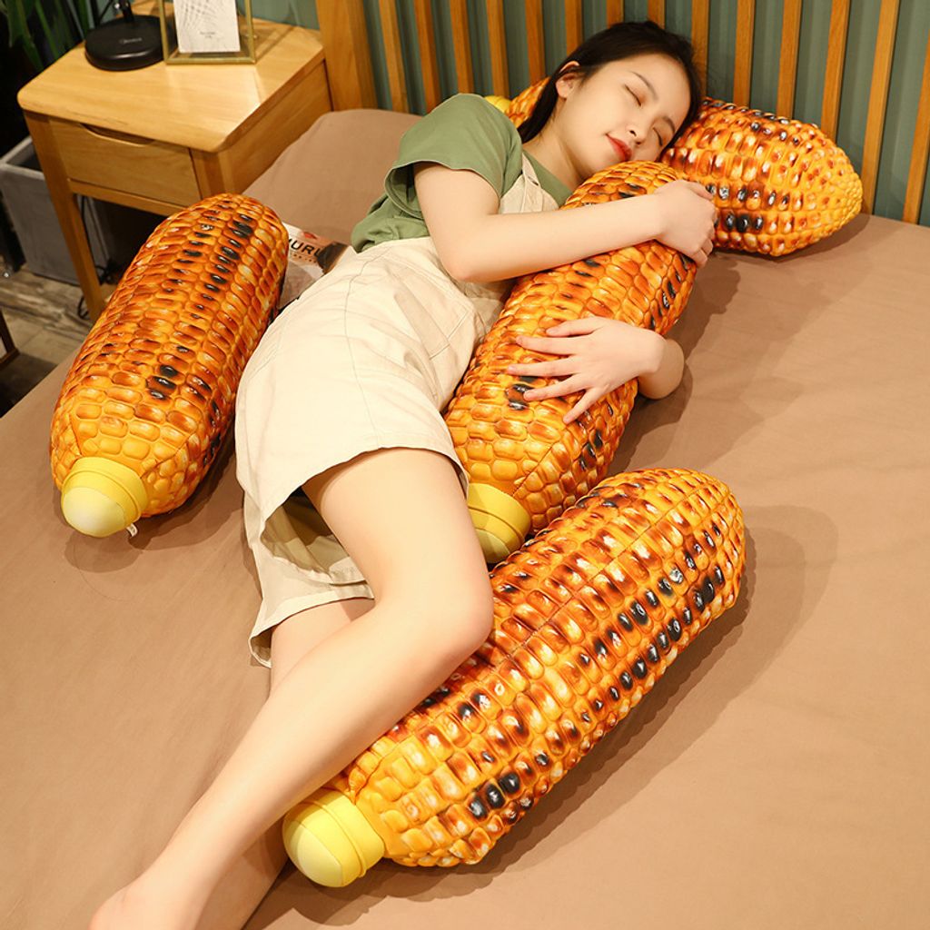Roasted corn plush pillow used for sleeping and relaxing