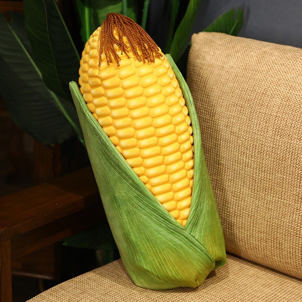 Leaf corn plush pillow