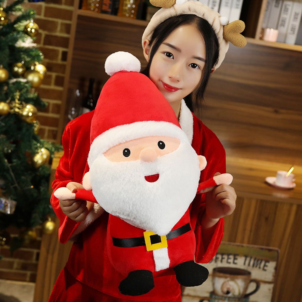 Santa Claus Christmas plush toy with soft plush fabric and cute design