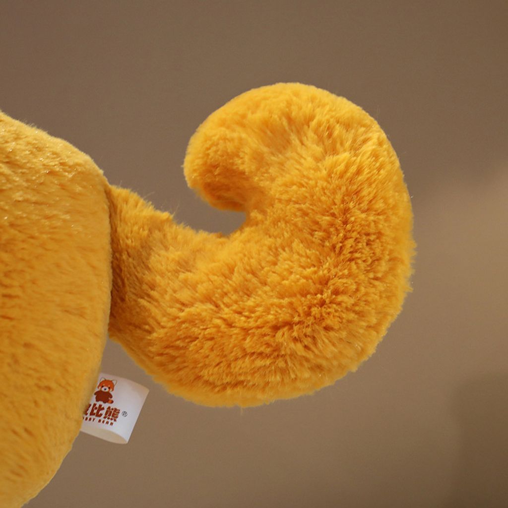 Close-up of Akita Inu plush toy tail