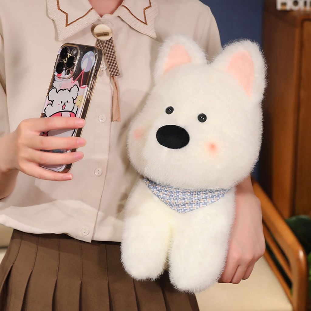 Westie dog plush toy for everyday companionship