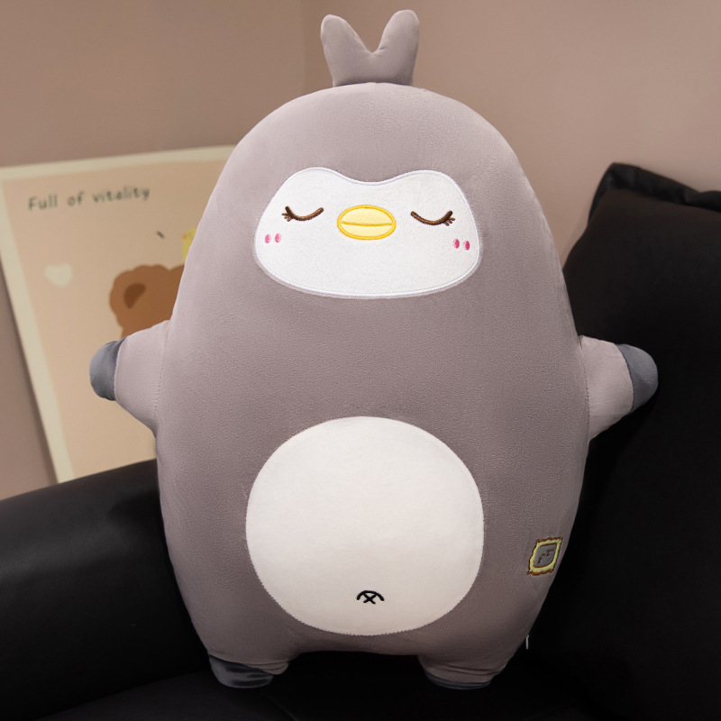 Sweet dreams animal plush pillow in penguin design
