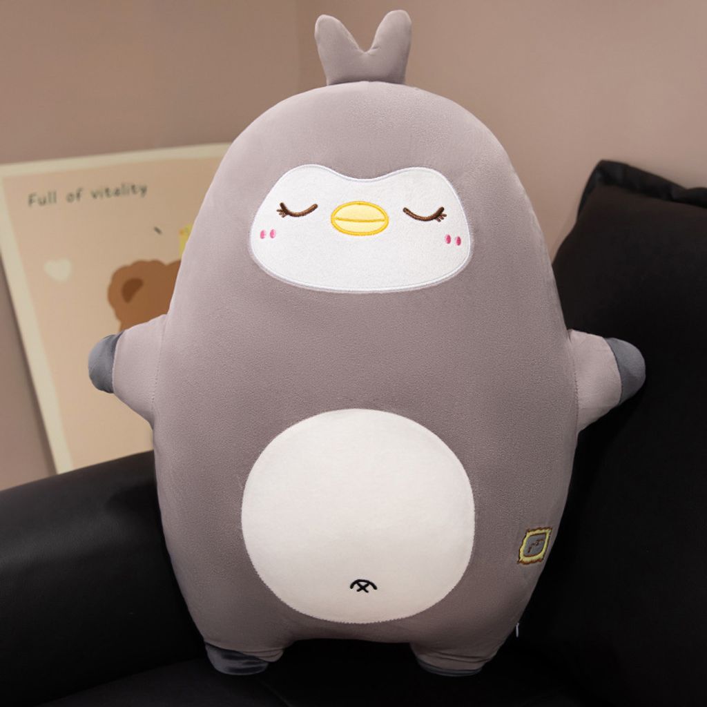 Sweet dreams animal plush pillow in penguin design
