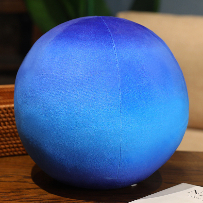 Neptune planet plush pillow