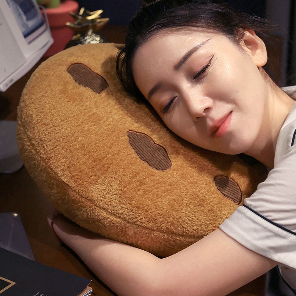 Cookie plush pillow for sleeping