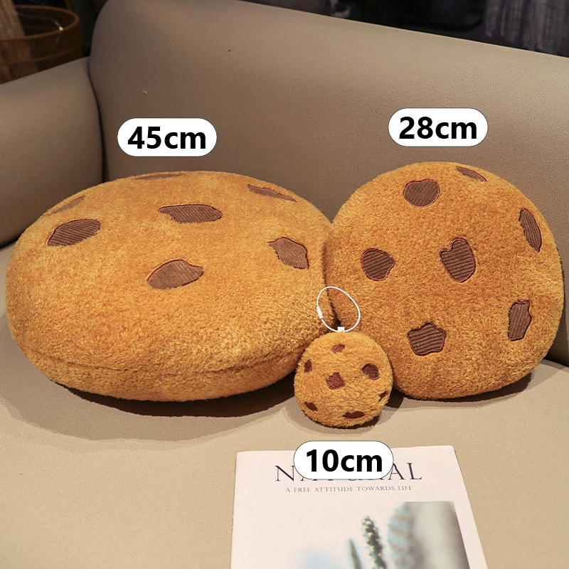 Cookie plush pillow size comparison 10cm 28cm 45cm