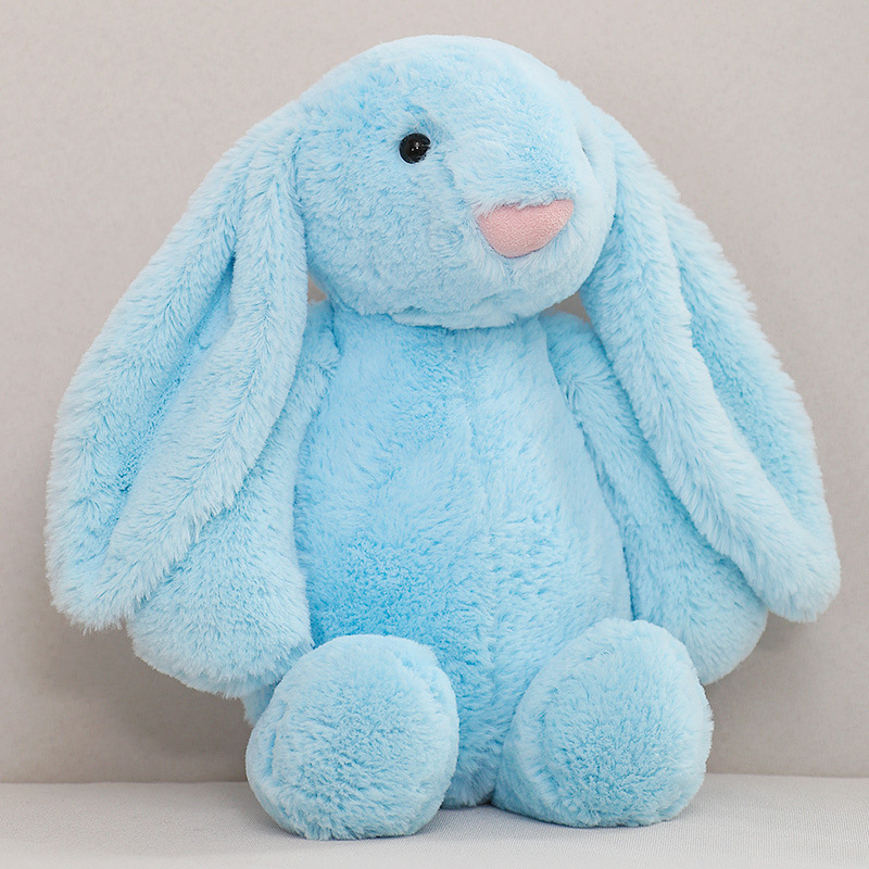 Blue lop ear bunny plush toy