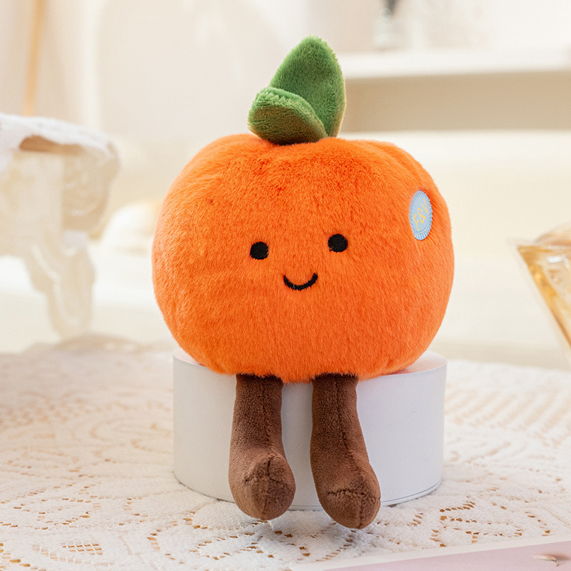 Orange eco fruit plush toy