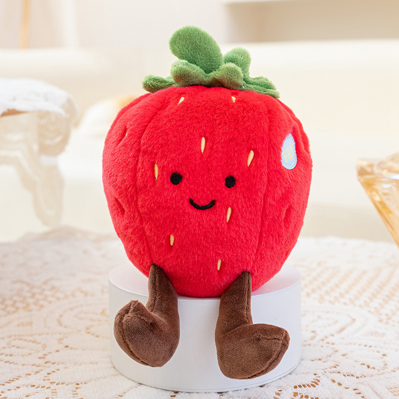 Strawberry eco fruit plush toy