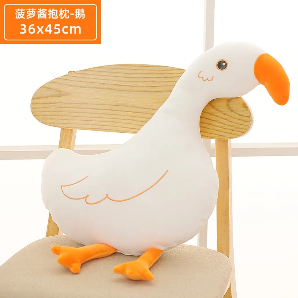 Goose plush pillow size 36 by 45 cm
