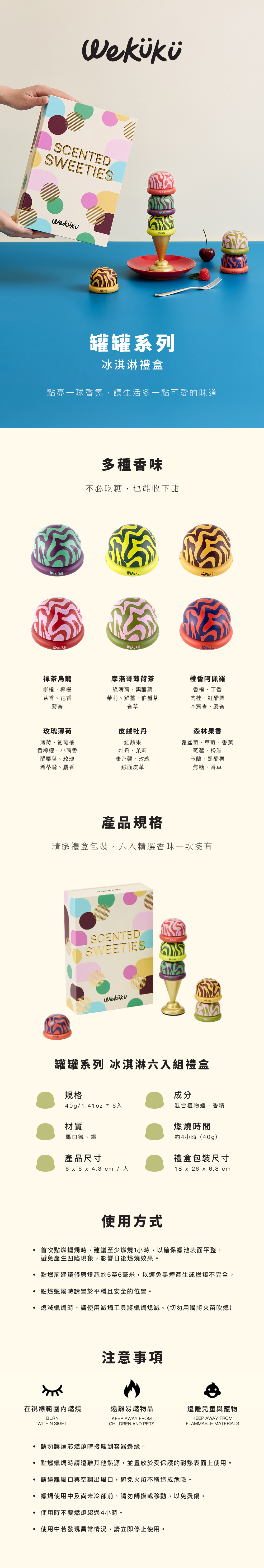 冰淇淋禮盒產品圖文