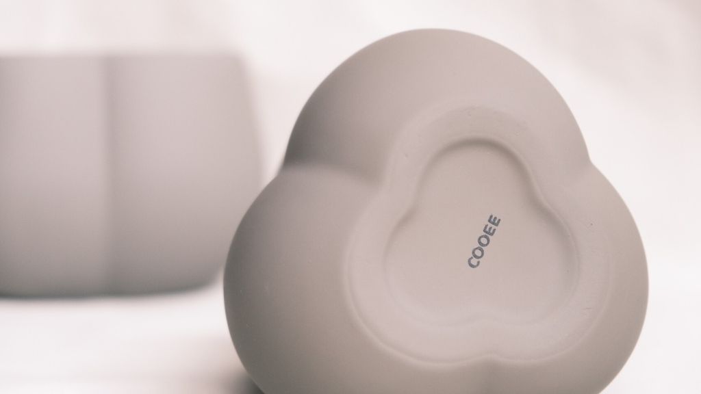 三葉草泥色花盆（H:18cm）