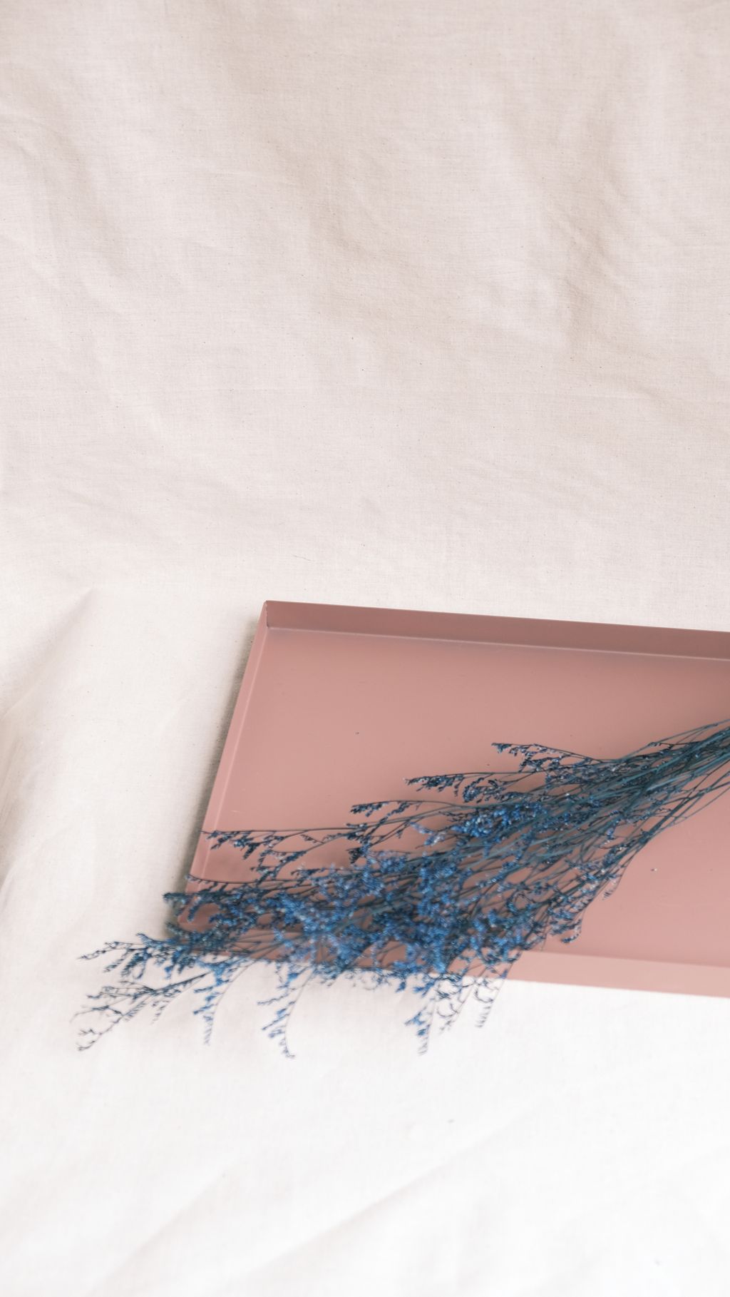 方型托盤（乾燥玫瑰）