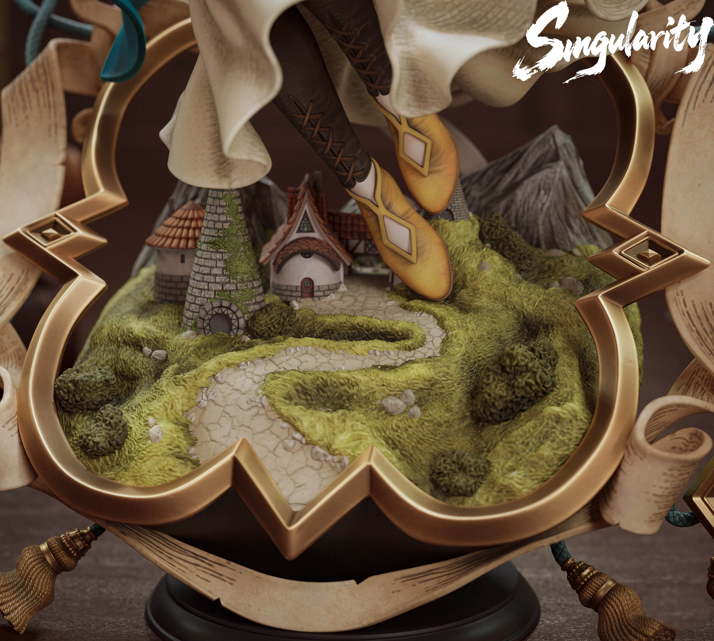 預購】尖帽子的魔法工坊GK 蒐藏雕像可可[Singularity Studio] – 無人島玩具