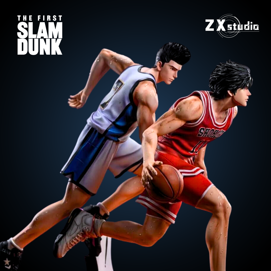 灌籃高手五虎隊戰系列蒐藏雕像週年款流川楓vs仙道[ZX Studio 灌籃高手五虎隊戰系列蒐藏雕像週年款流川楓vs仙道[ZX Studio