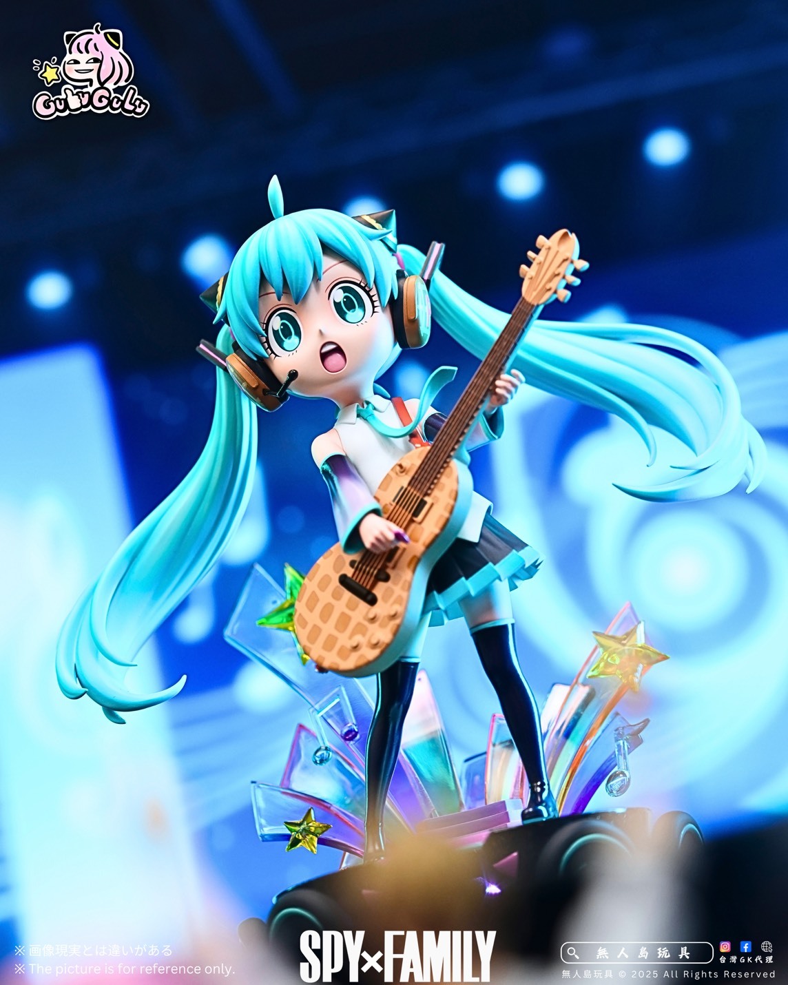 gulu gulu パーカー 新品未開封 哀 凛人 藍珠 蛍ちゃん 間諜家家酒x初音未來GK 蒐藏雕像安妮亞初音吉他少女[GULUGULU