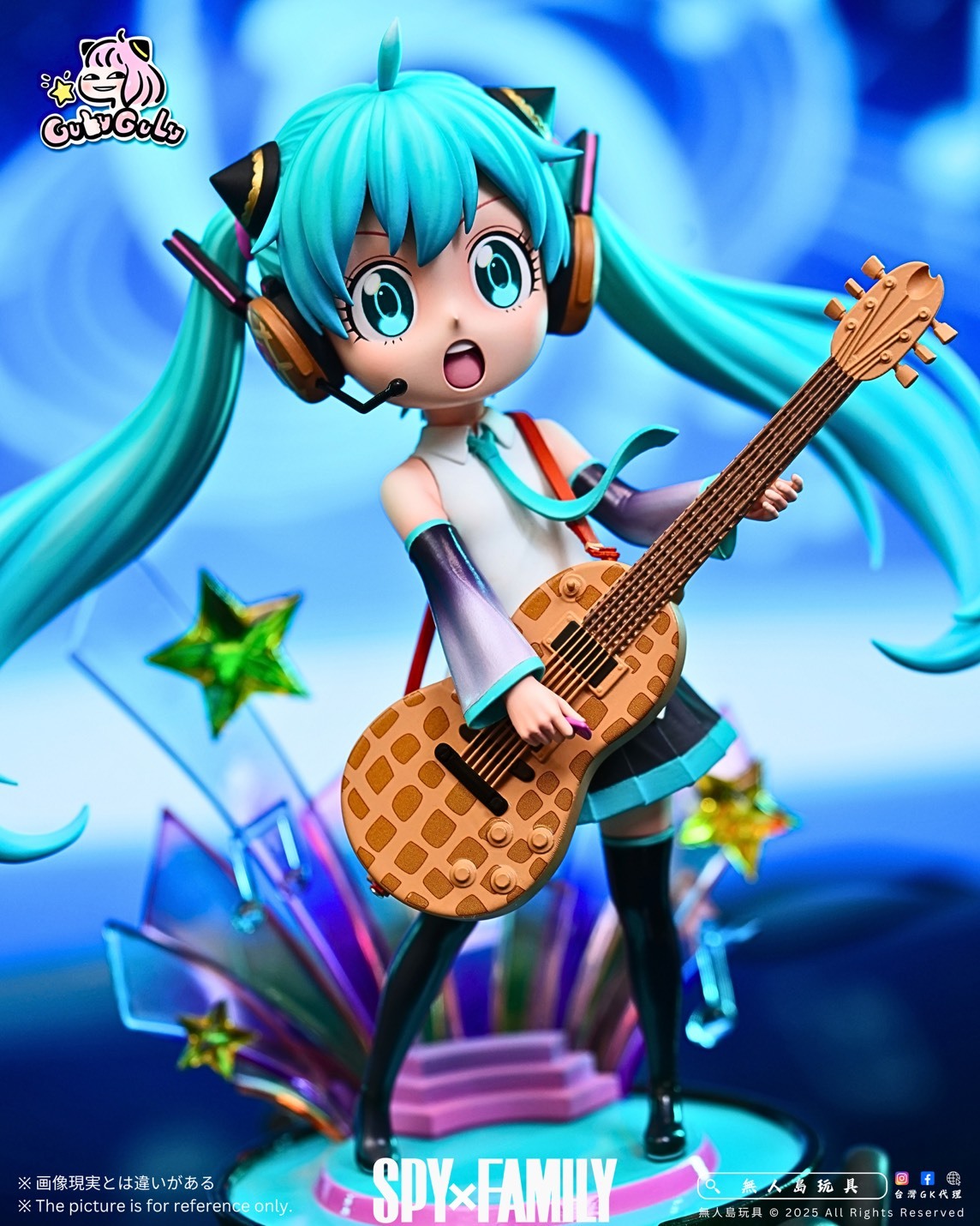 gulu gulu パーカー 新品未開封 哀 凛人 藍珠 蛍ちゃん 間諜家家酒x初音未來GK 蒐藏雕像安妮亞初音吉他少女[GULUGULU