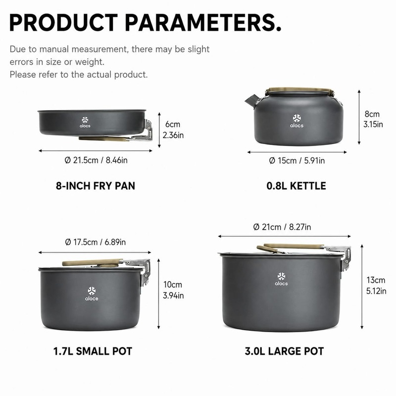 16 Alocs Cookware Set CW-C06 Pro