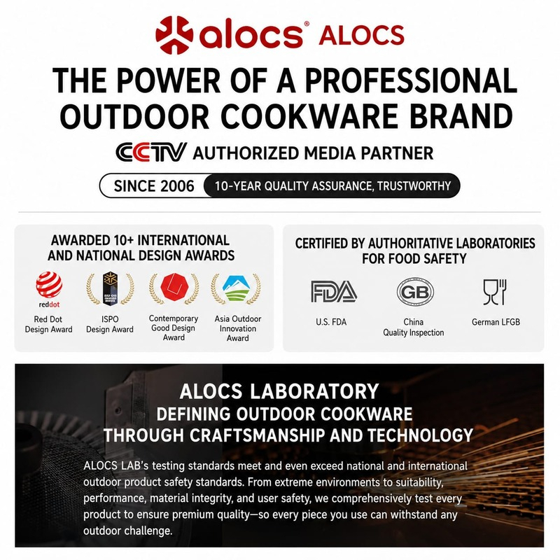 15 Alocs Cookware Set CW-C06 Pro
