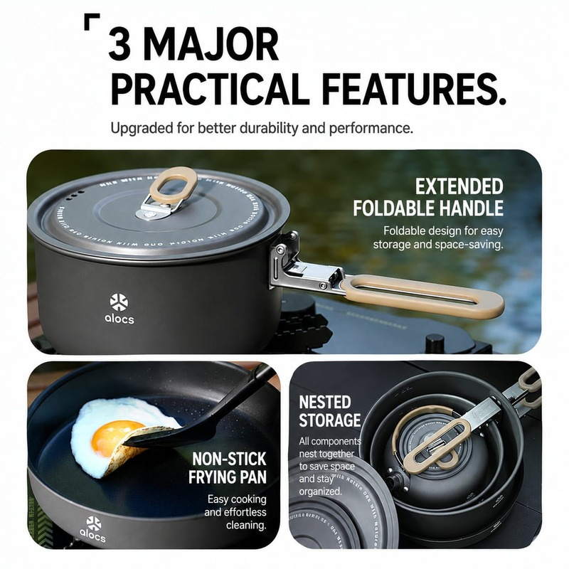 19 Alocs Cookware Set CW-C06 Pro