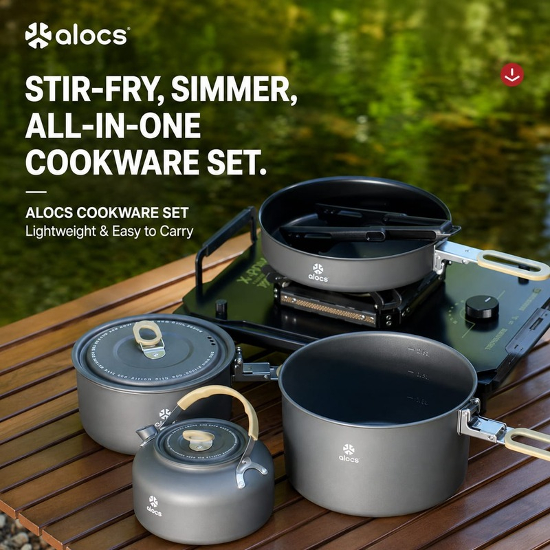 11 Alocs Cookware Set CW-C06 Pro
