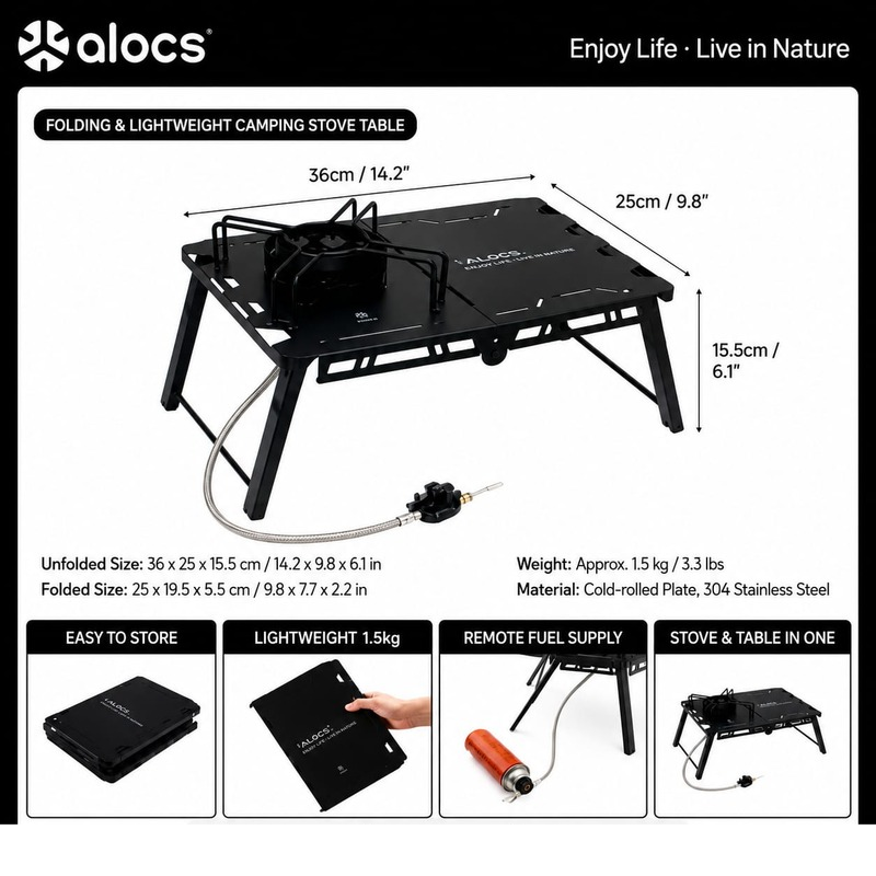 02 Alocs Magic Box  IGT Camping Stove