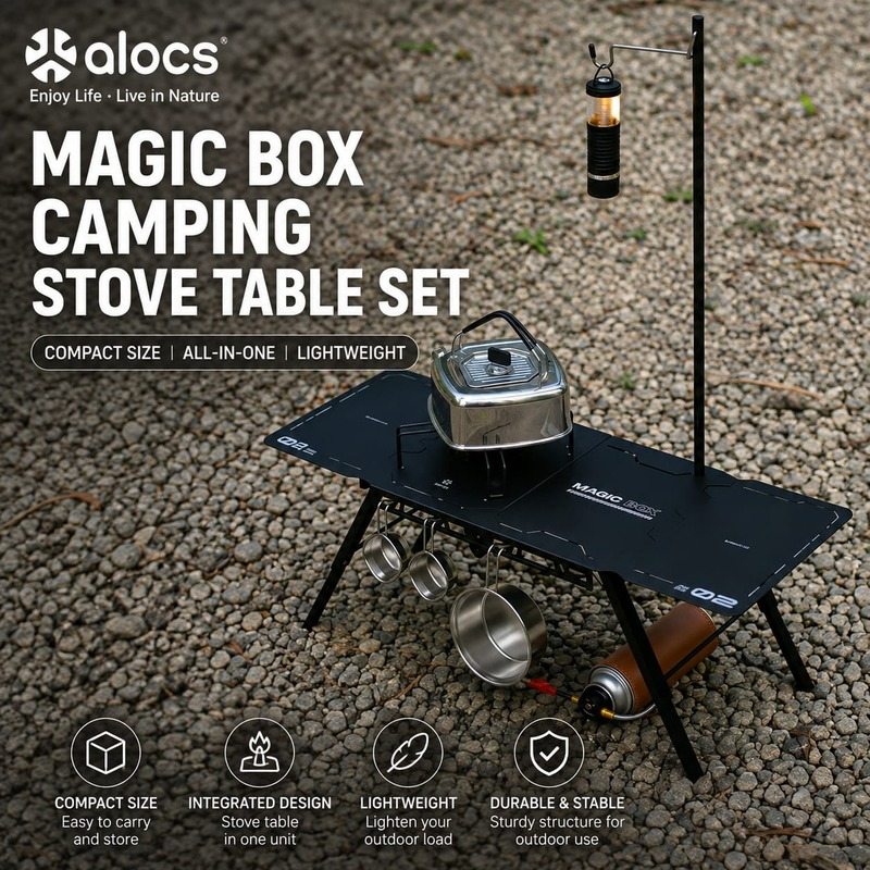 27 Alocs Magic Box  IGT Camping Stove