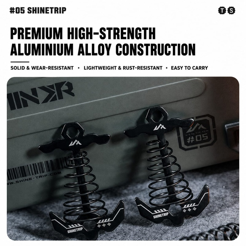 11 Shinetrip Fishbone Spring Ground Nail