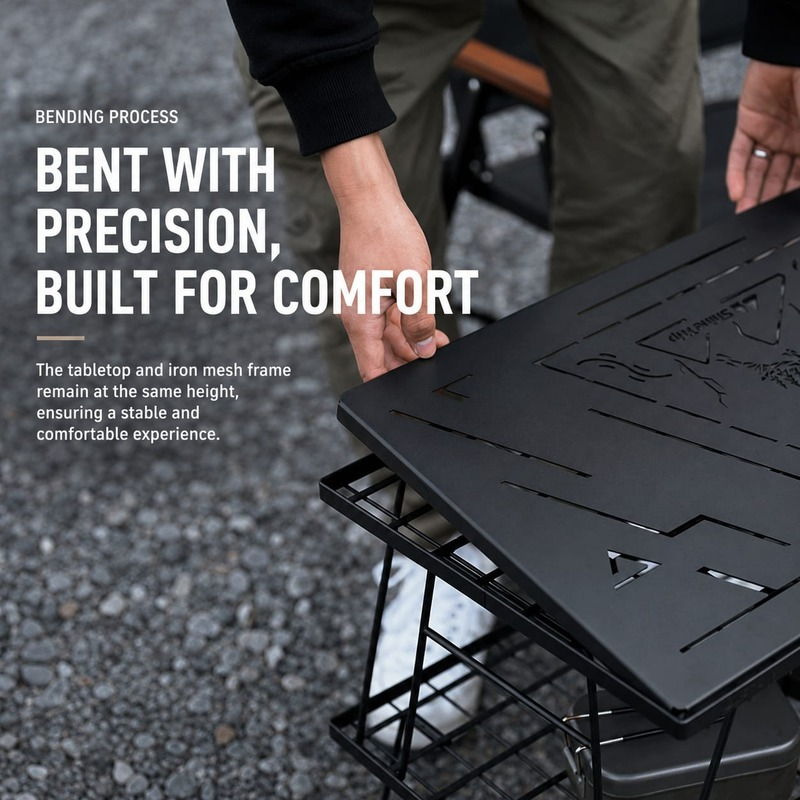05 Shinetrip Foldable Steel Mesh Multipurpose Table